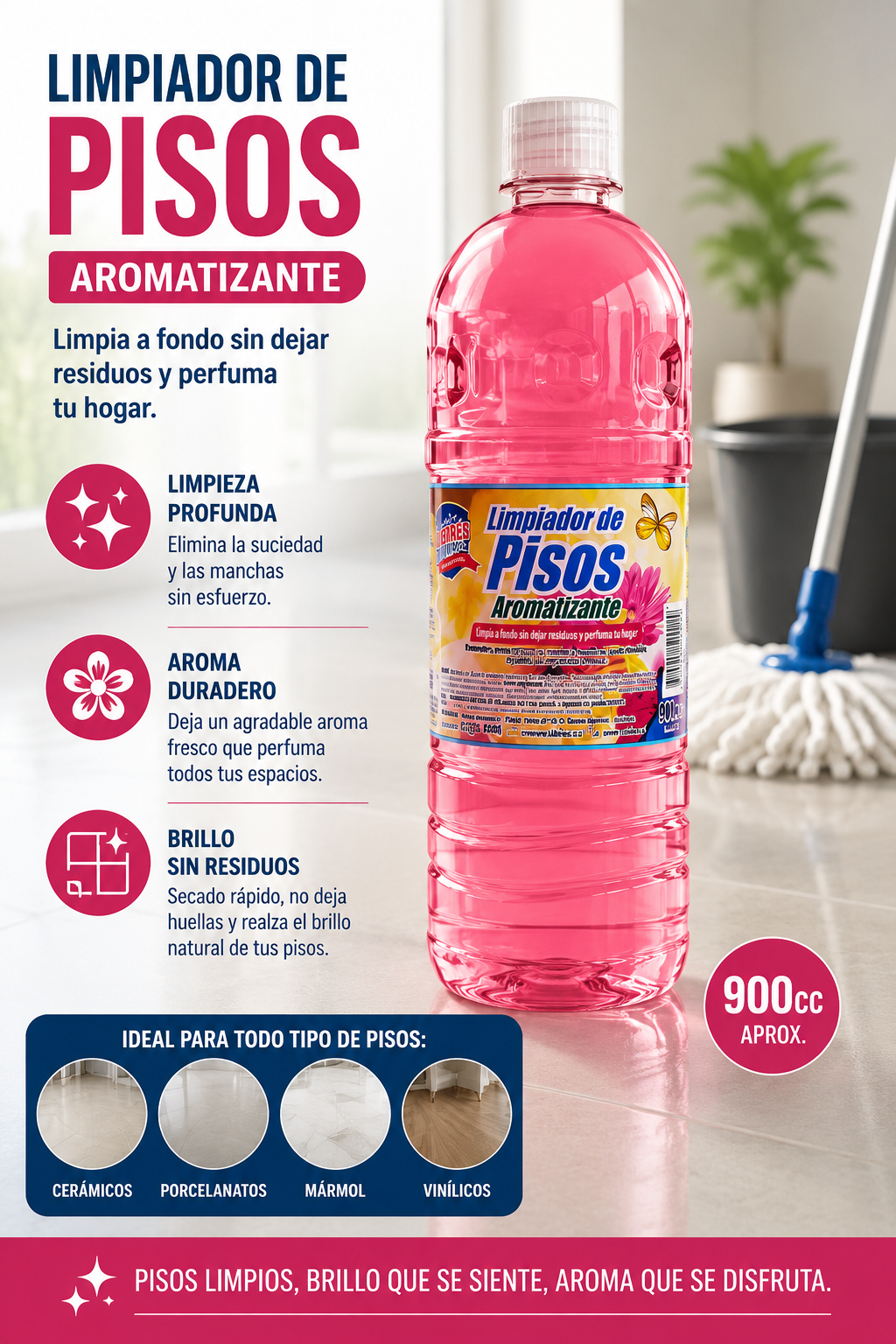 Kit Limpieza Profunda Hogar 10 Productos Multiuso