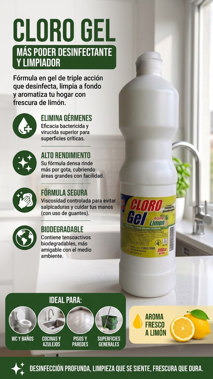 Kit Limpieza Profunda Hogar 10 Productos Multiuso