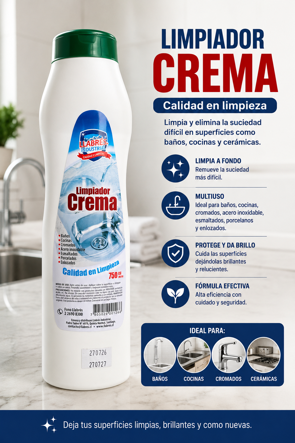 Kit Limpieza Profunda Hogar 10 Productos Multiuso
