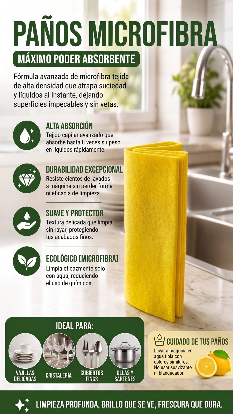 Kit Limpieza Profunda Hogar 10 Productos Multiuso