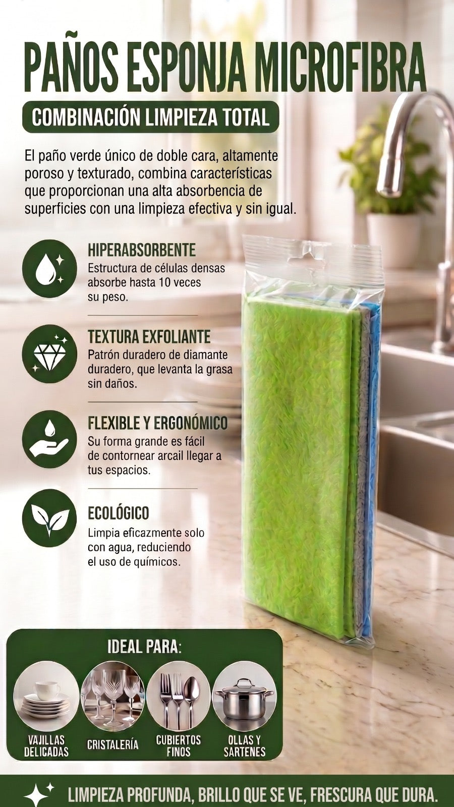 Kit Limpieza Profunda Hogar 10 Productos Multiuso