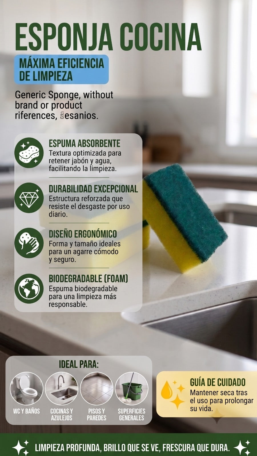 Kit Limpieza Profunda Hogar 10 Productos Multiuso
